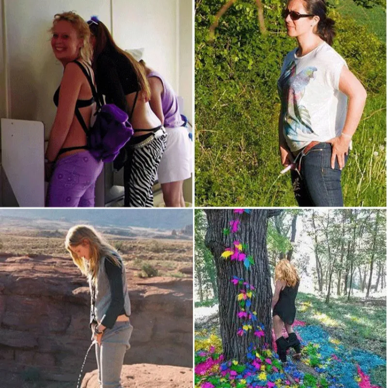 

Portable Outdoor Women Urinal Tool Foldable Female Urinal Soft Silicone Urination Device Stand Up & Pee For Travel Camping