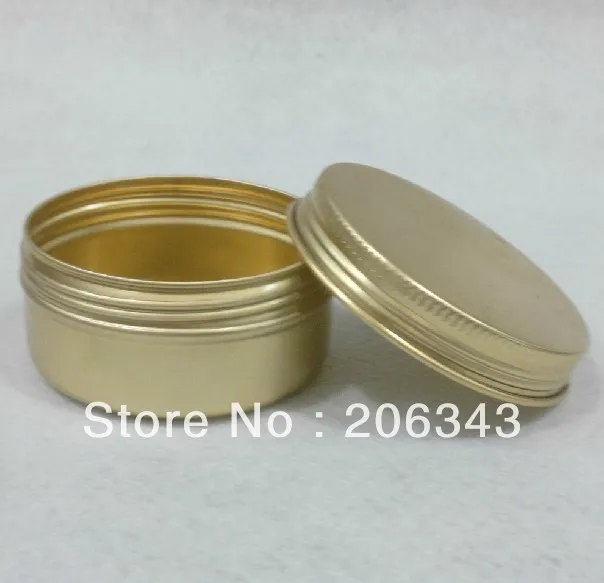150 г золото косметический контейнер для теней век мощный банка маски