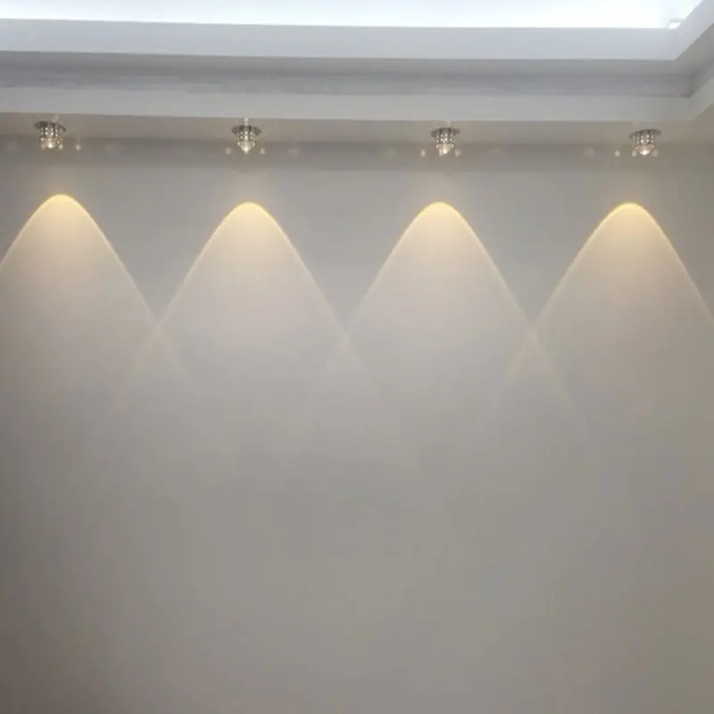 Светодиодный настенный светильник 3W RGB с пультом дистанционного управления декоративный хрустальный светильник красочный Небесный светильник Гостиная Диван ТВ задний настенный светильник