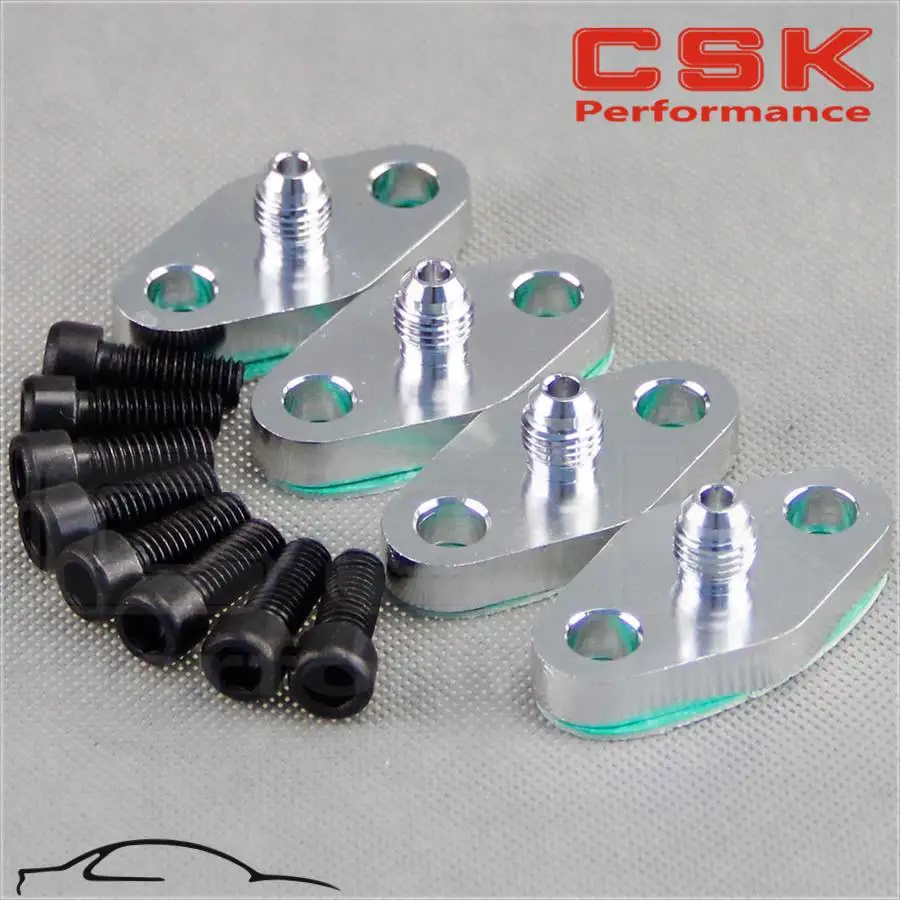 4 шт. адаптер прокладки для входа подачи масла | Автомобили и мотоциклы