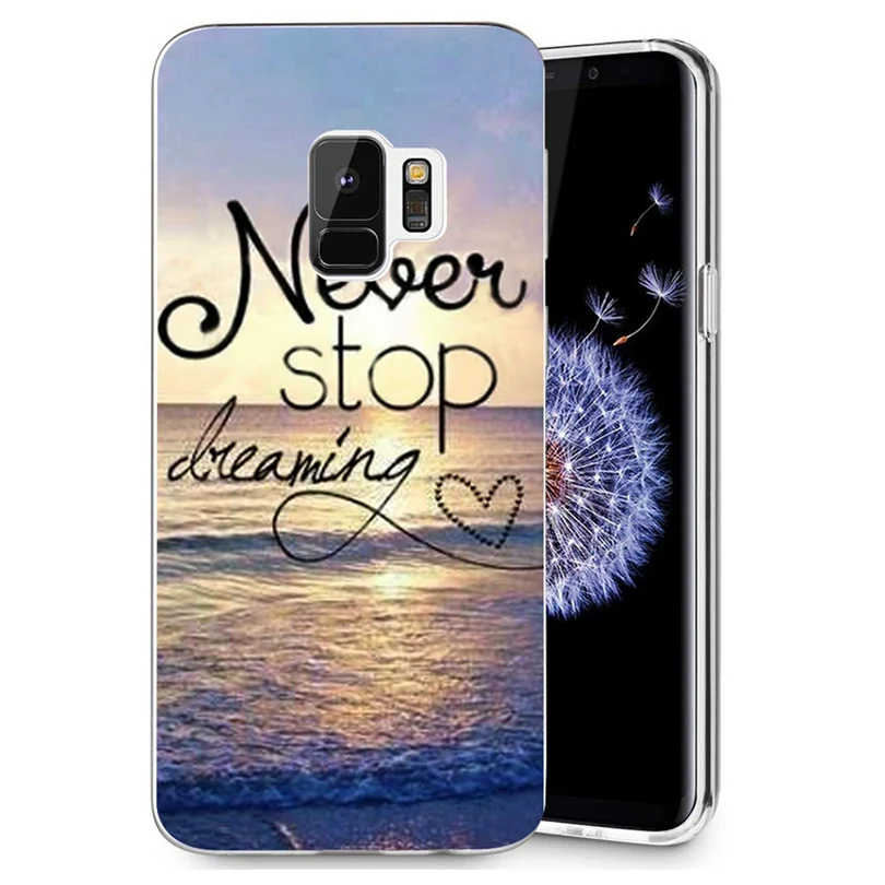 Мягкий чехол для Samsung Galaxy S9 S9Plus S8 Plus S7 edge Note 8 J500 J530F J720 A3 A5 2016 2017 TPU с изображением