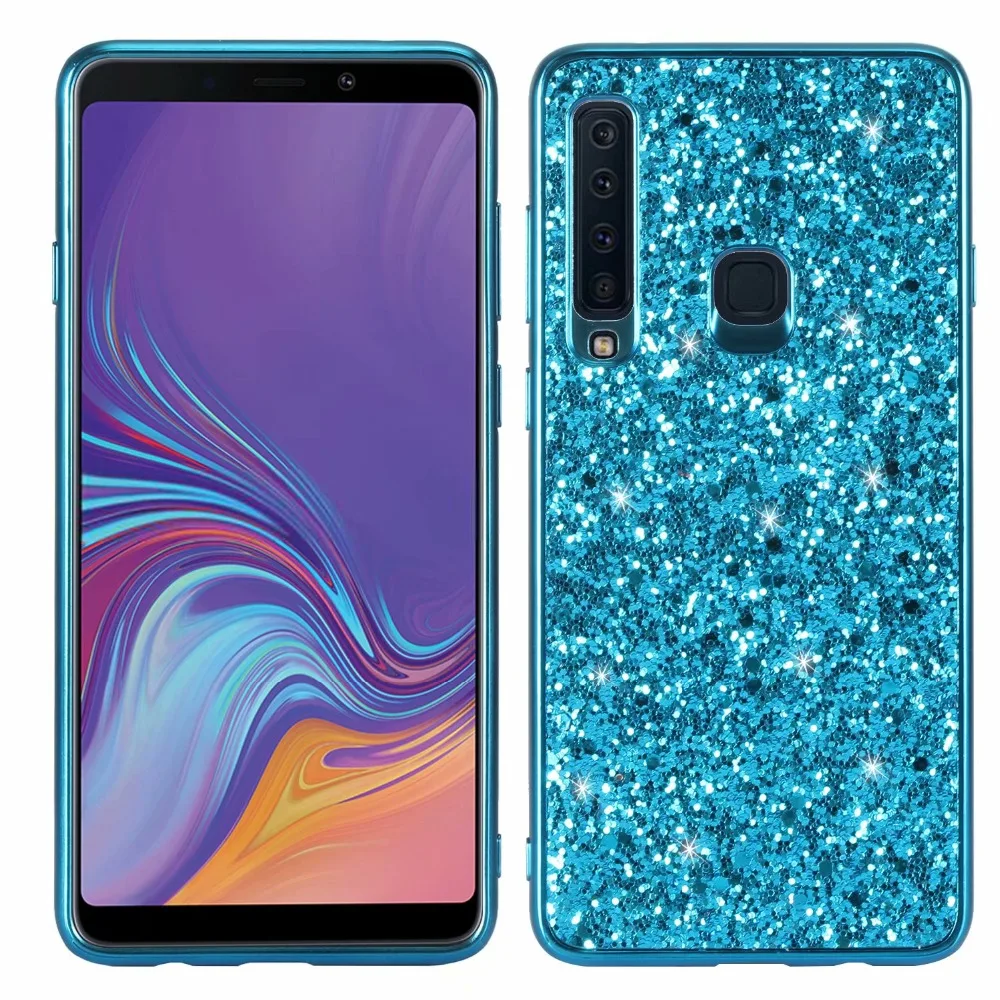 Блестящий Мягкий чехол с блестками для samsung Galaxy A9 чехол для samsung A9S/A9 Star Pro/A9200 A920F чехол