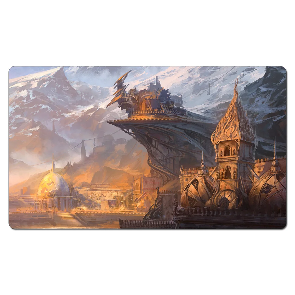 Тёмно-синий Горный эскиз Magic Origins MtG Art игровой коврик настольные игры игровой коврик, пользовательский коврик с рисунком Настольный игровой коврик с бесплатной сумкой - Цвет: Тёмно-синий
