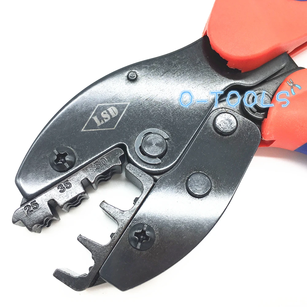 LY-2550EF ручные щипцы для обжима 4~ 1AWG кабельные наконечники конца провода рукав Профессиональный Реверсивный Ключ обжимные плоскогубцы 25-50mm м²