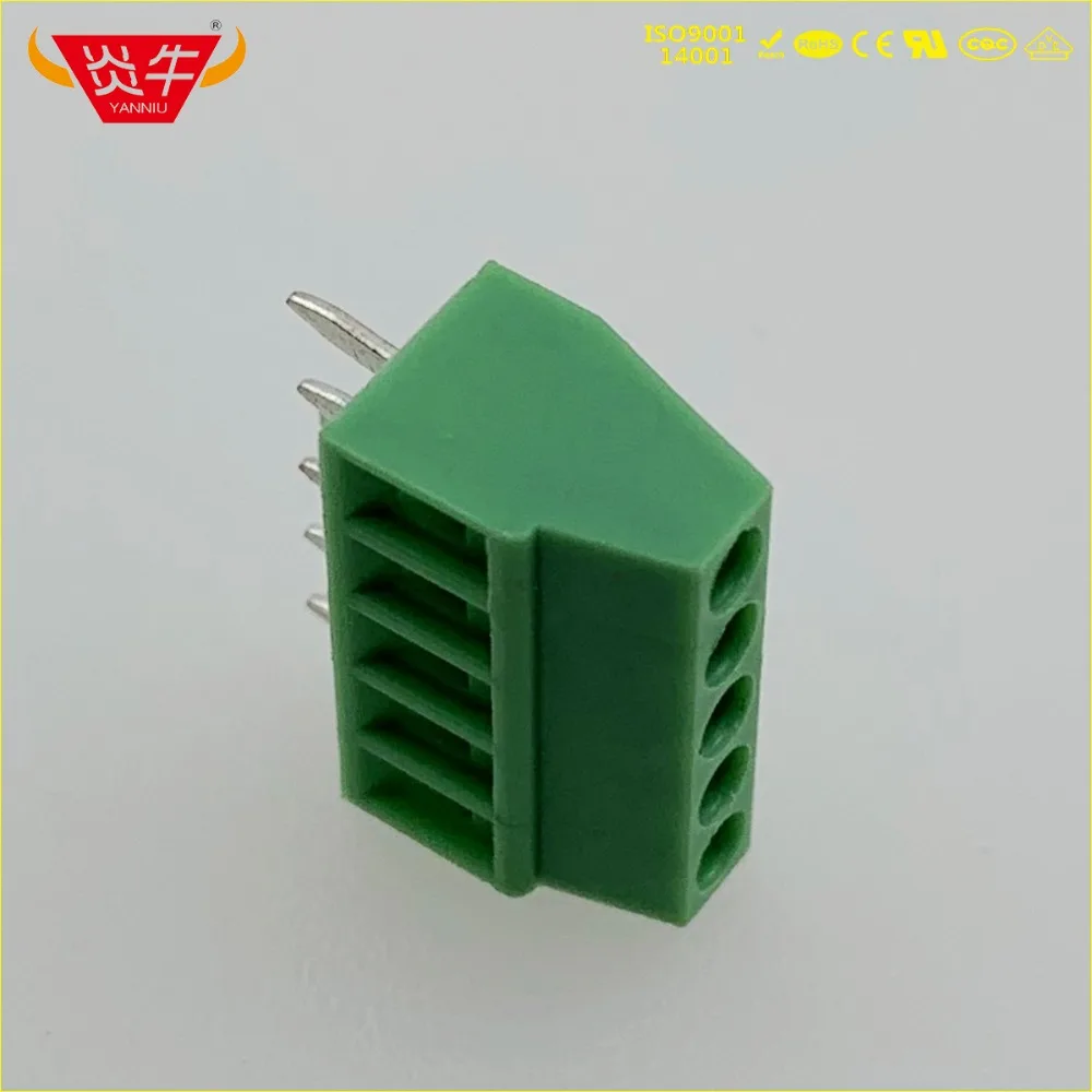 KF308 2 54 мм 5PIN мини PCB Универсальный винтовой клеммный блок KF128-2.54-5P MPT 0 5/5-2 54-1725685