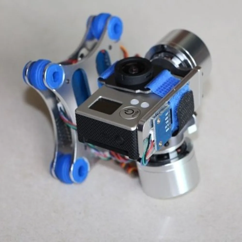 2 осевая металлическая бесщеточная Карданная камера с мотором и контроллером для