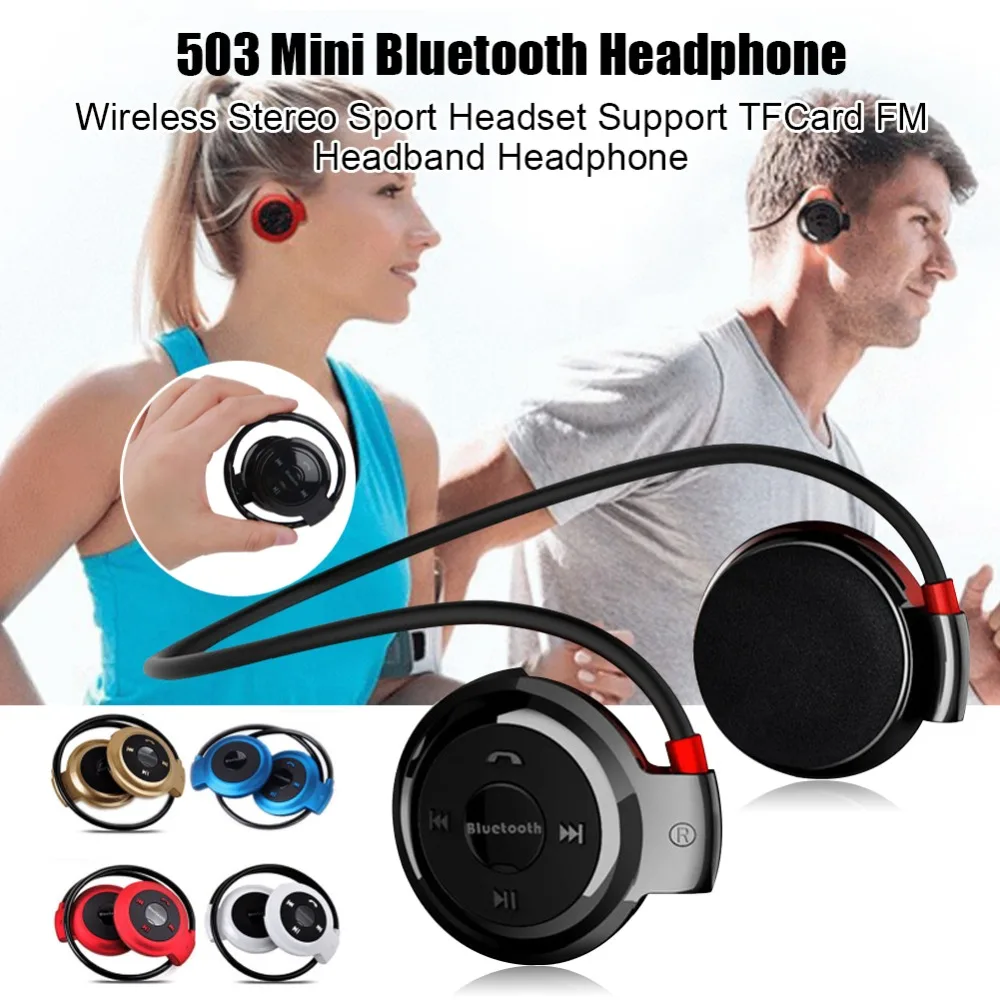 503 Мини Bluetooth наушники Handsfree MP3 плеер беспроводные стерео Спортивная гарнитура