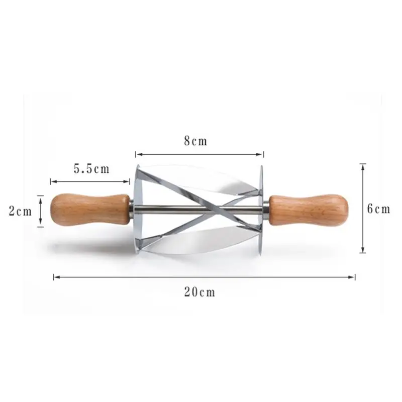 7 шт. нержавеющая сталь резак для завальцовки хлеба изготовления круассан