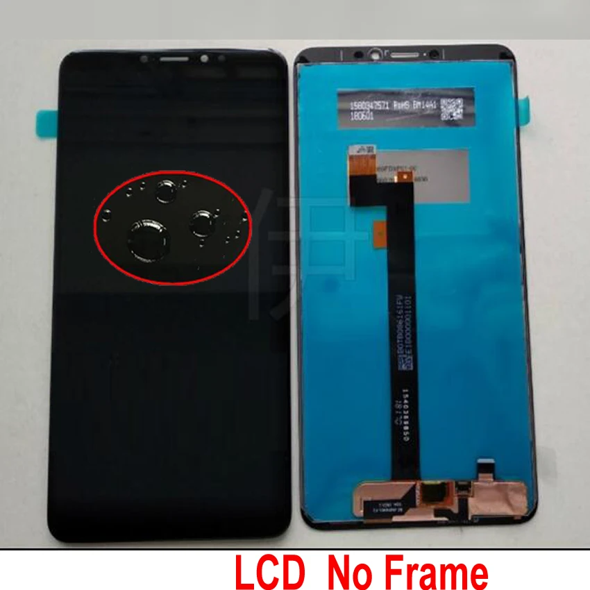 Xiao mi Max 3 mi Max 3 mi MAX3 сенсорный ЖК-дисплей 10 точечный сенсорный экран дигитайзер в сборе с рамкой