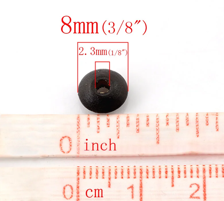 Doreen Box hot- 1000PCs Mixed Dyed Abacus Wood Spacer Beads 8x4mm(3/8&quotx1/8&quot) (B21481) | Украшения и аксессуары