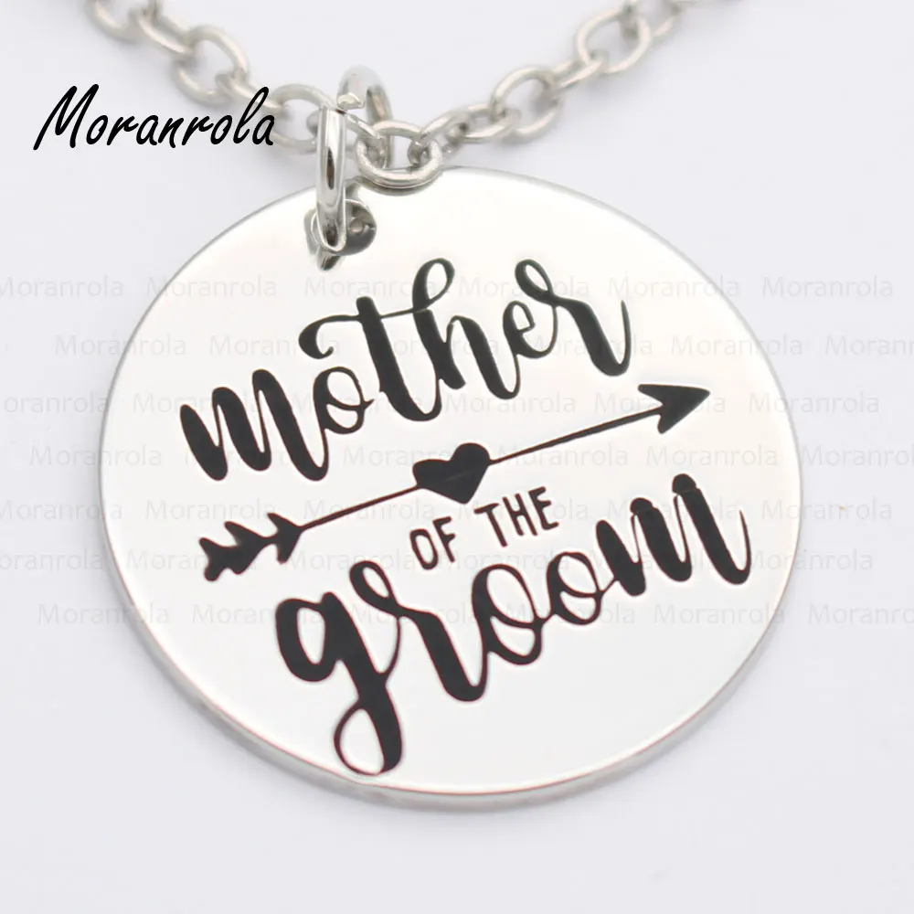 Медное ожерелье Мать жениха брелок с шармами ручная работа штампованная