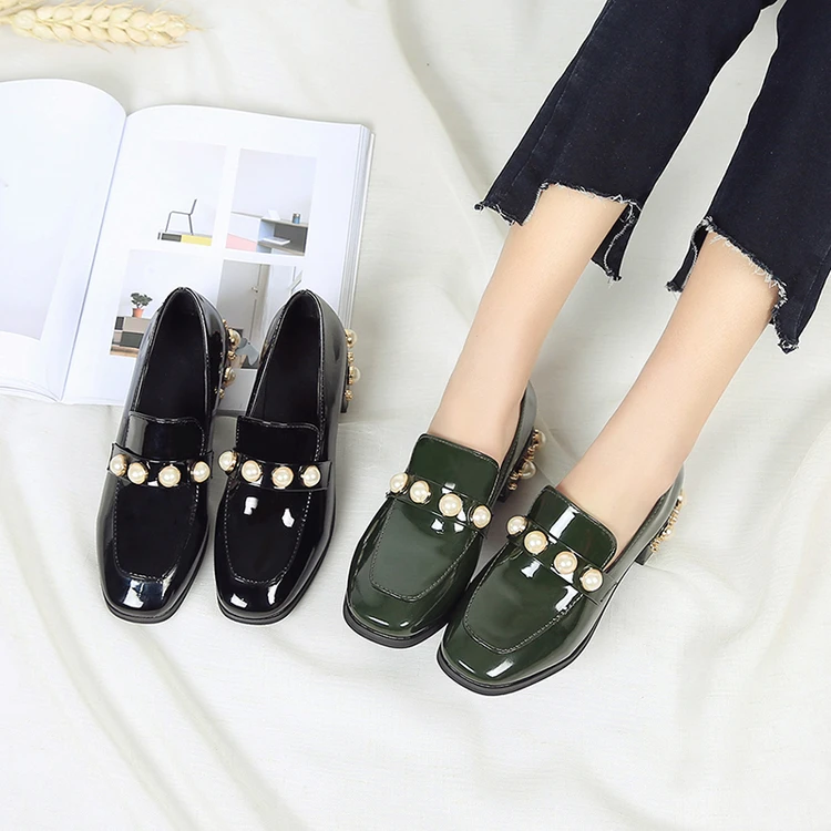 Женские туфли-оксфорды из лакированной кожи брендовые туфли на плоской подошве с