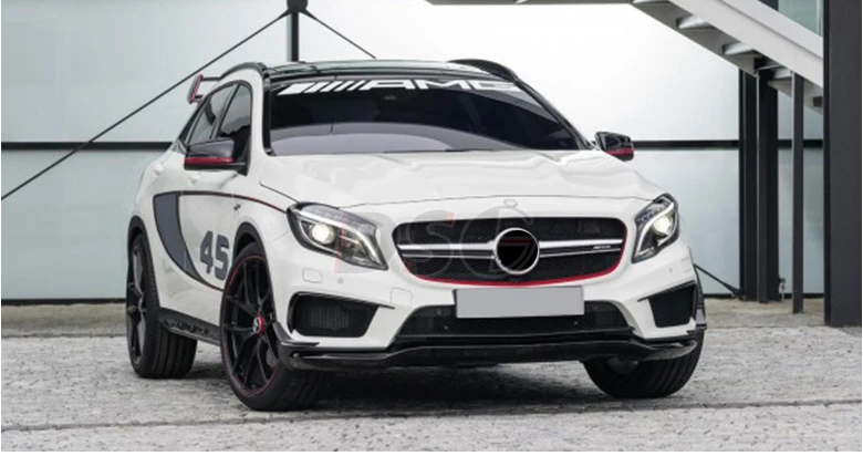 X156 передний бампер Canards разделитель АБС для Bnez GLA класс X156 с Sport Edition-настоящее время