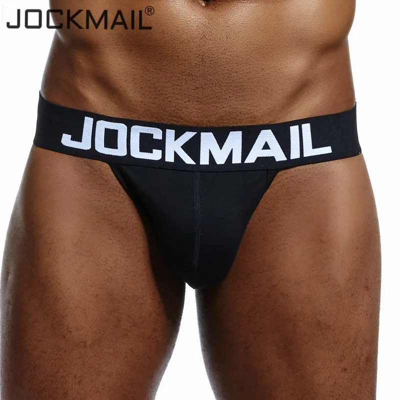 Стринги JOCKMAIL мужские Брендовое пикантное нижнее белье трусы танга с двойным D