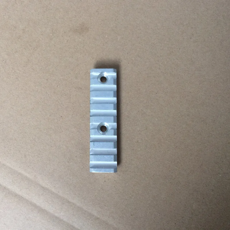 Keymod Пикатинни Weaver рельсовая секция 20 мм накладка серебристого цвета|Кронштейны и