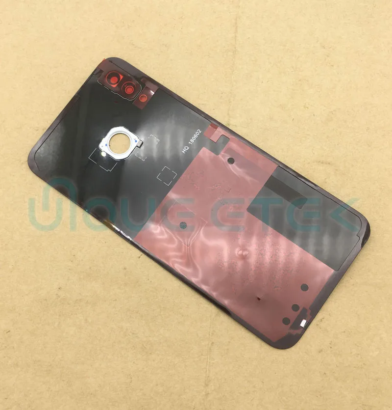 Huawei Nova 3e крышка батареи Задняя стеклянная дверь корпус чехол для huawei P20 Lite крышка батареи P20lite задняя панель с объективом камеры