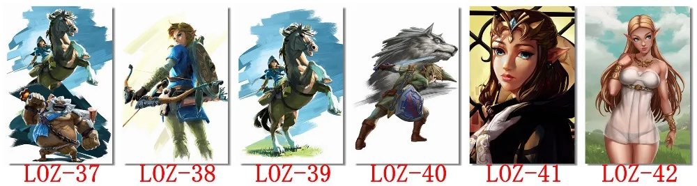 Пользовательские холст настенные украшения Zelda карта Hyrule плакат Легенда о Zelda обои спальня кафе офис настенные стикеры Фреска#0832