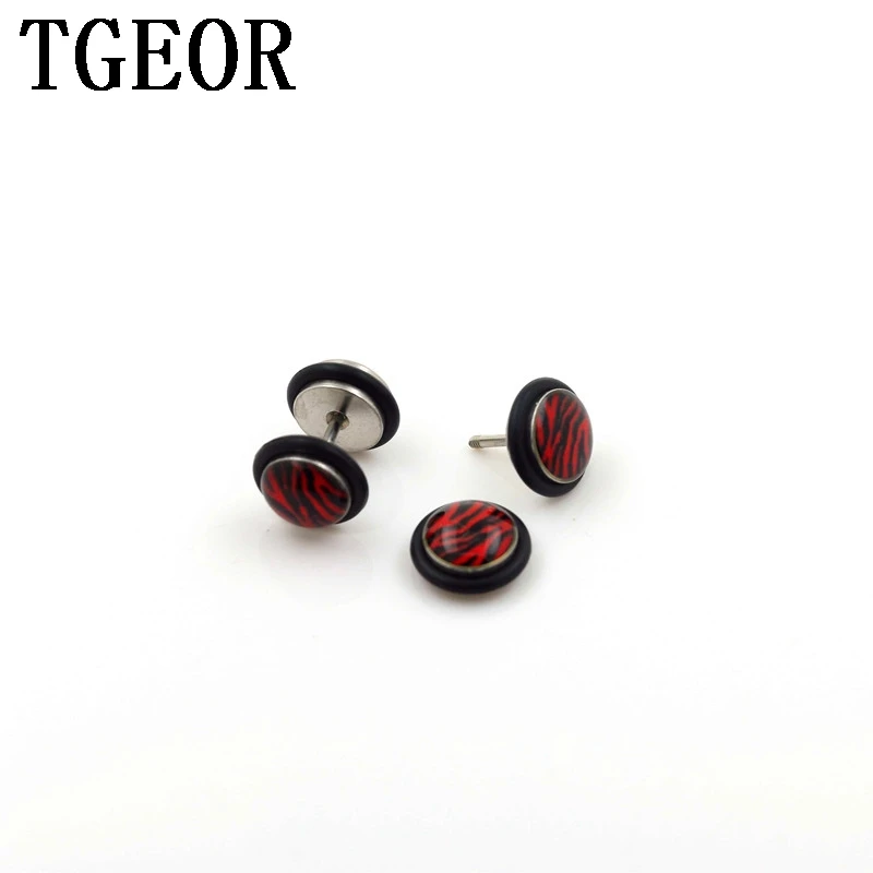 Горячая оптовая продажа ювелирных изделий 10 шт. модных цветов с принтом в виде