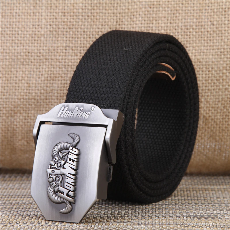 Дизайнерские мужские ремни Modis из сплава с автоматической пряжкой тактические