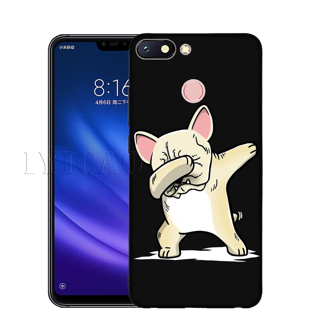 IYICAO French Bulldog Dog Soft Silicone Phone Case for Xiaomi Mi 10 9 9T CC9 CC9E 8 SE A3 Pro A1 A2 Lite 6 pocophone f1 |
