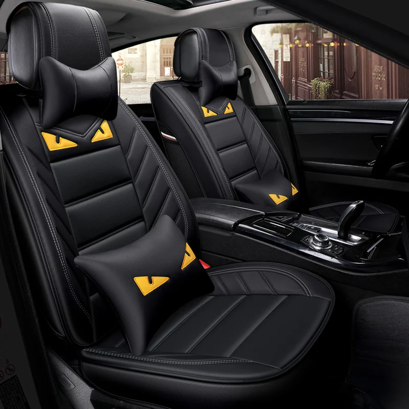 Универсальный из искусственной кожи чехлы сидений автомобиля для Renault espace 4 5 koleos