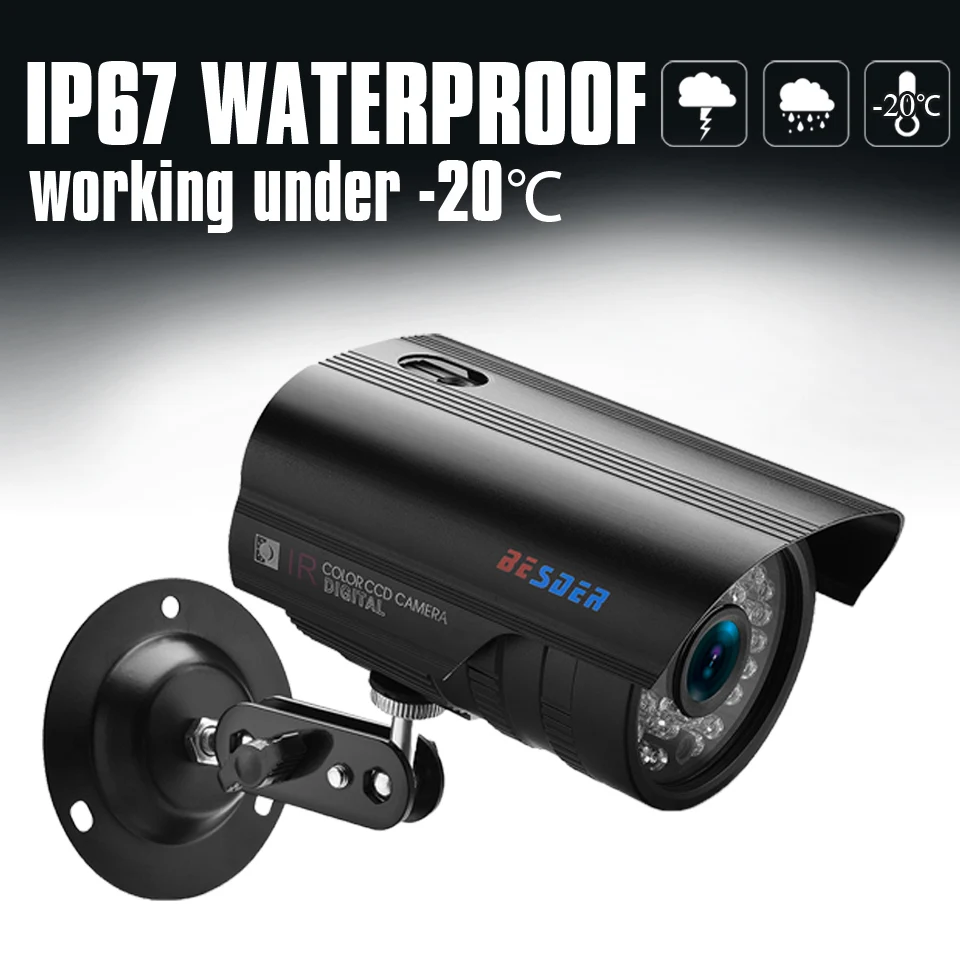 Besder sony IMX291 сенсор 1080P IP камера DC12V PoE48V Металл водонепроницаемый наружного