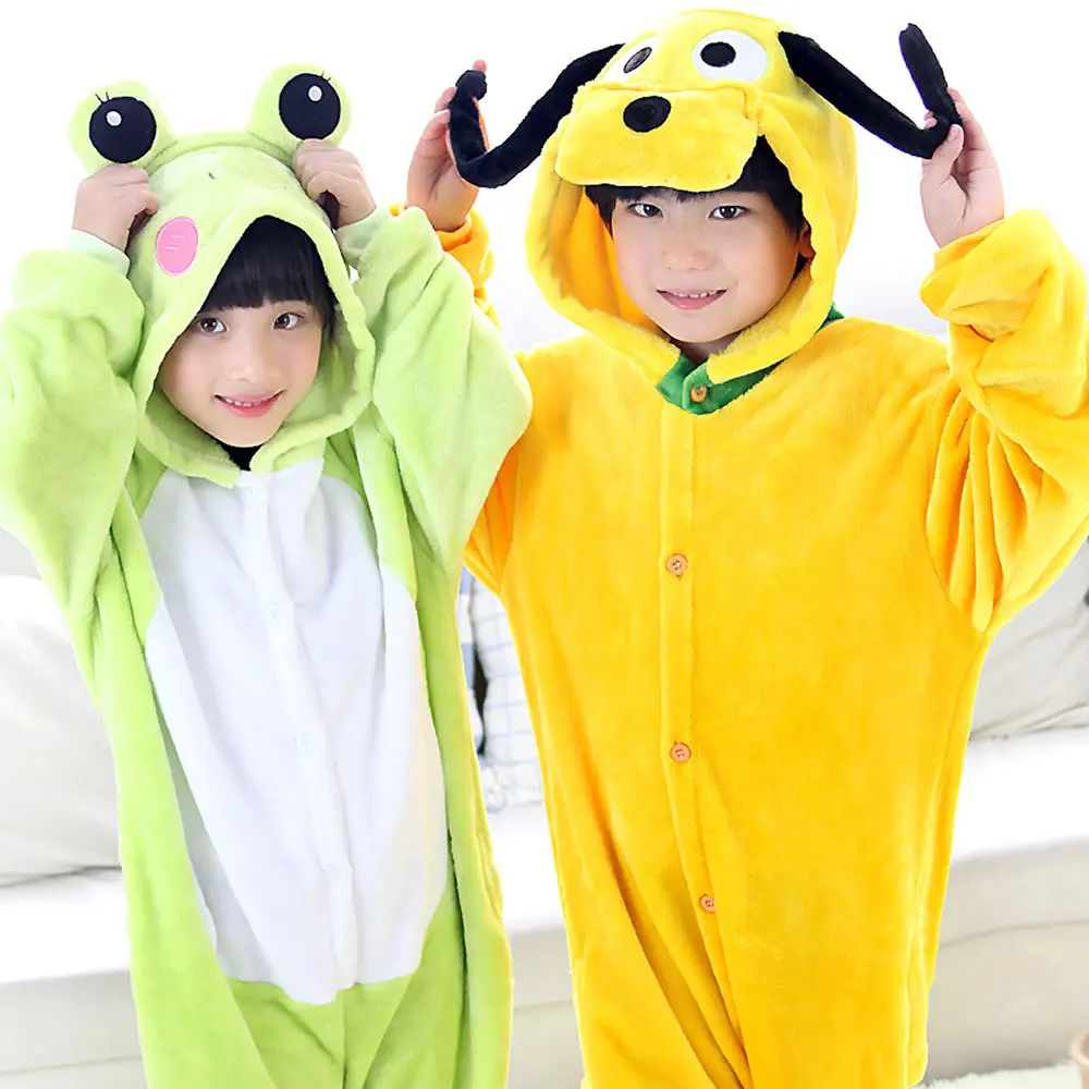 Фото Детская пижама в виде лягушки и собаки|pajamas children|pijama boychildren's pajamas |