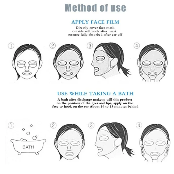 1 шт. многоразовая силиконовая маска для ухода за кожей лица листовой маски