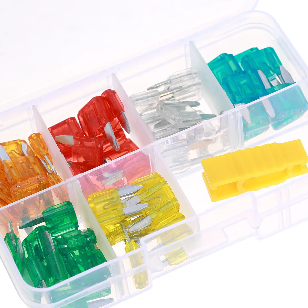 60 шт. мини плавкие предохранители для автомобиля грузовика набор