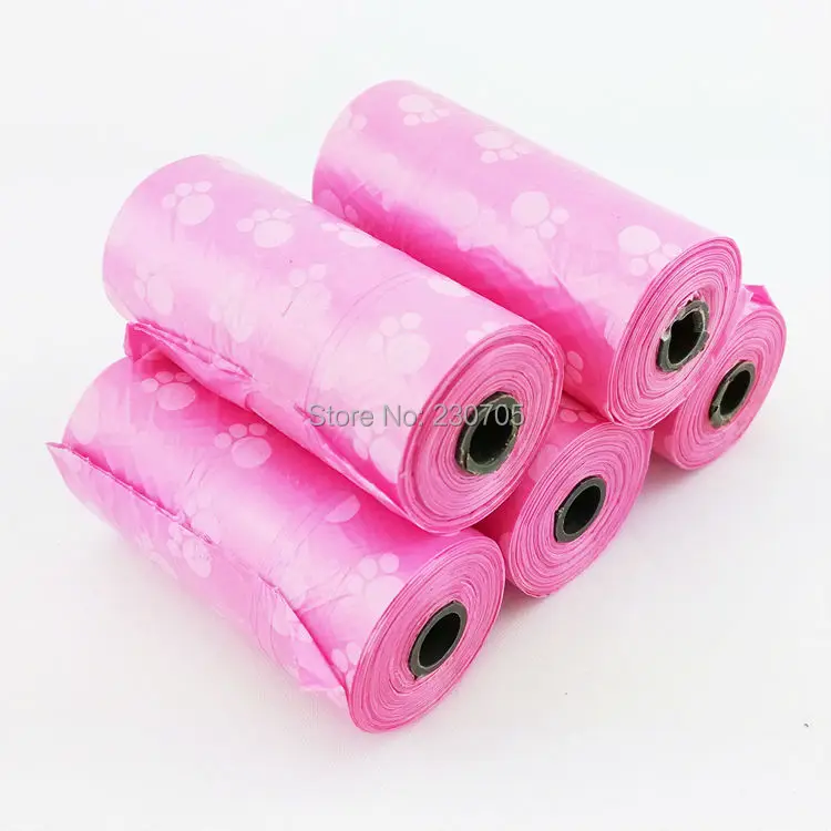 3 рулона/лот ПЭТ Собака биоразлагаемые отходы пупер скрупер мешки на доске для