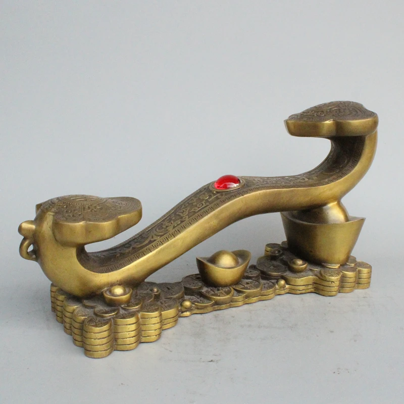 SHUN медные украшения из латуни Ruyi счастливая вещь желаемый новый свадебный