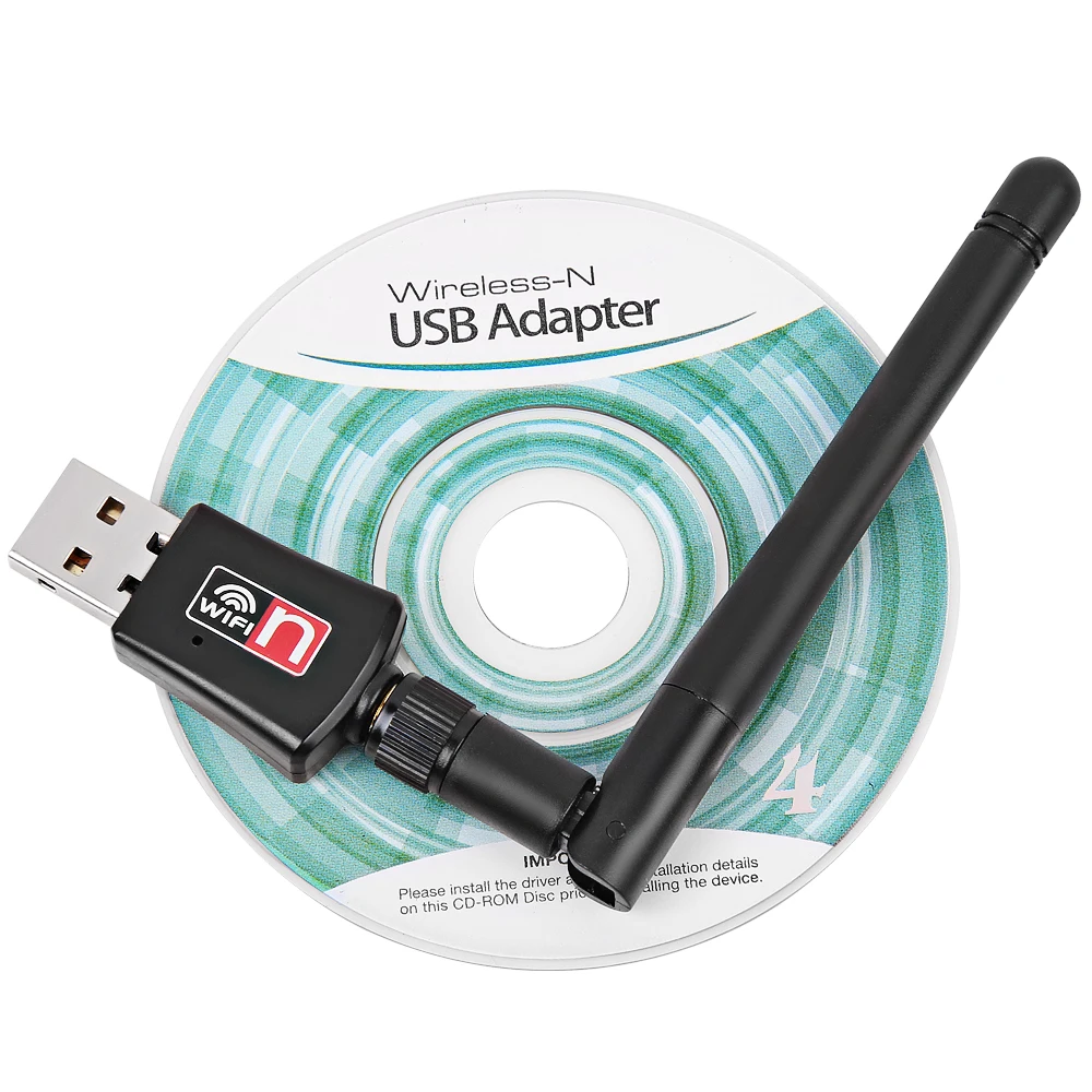300 Мбит/с беспроводной Wifi адаптер USB приемник с 2 дБ антенной Lan сетевая карта