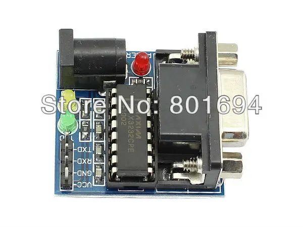 Модуль преобразователя RS232 в TTL встроенный модуль передачи MAX3232CPE с кабелями|chip|chip