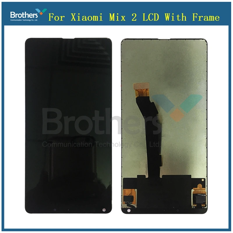 For Xiaomi Mi Mix 2 Mix2 LCD Display Touch Screen Digitizer With Frame Assembly Phone Replacement Repair Parts | Мобильные телефоны