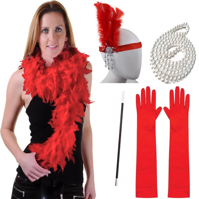 Вечерние вспомогательный оголовье жемчужное ожерелье сигарета держатель