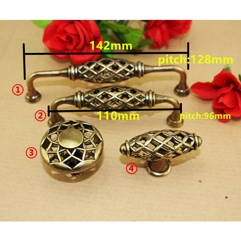 Винтажная европейская деревянная Подарочная коробка для вина Мебельная ручка