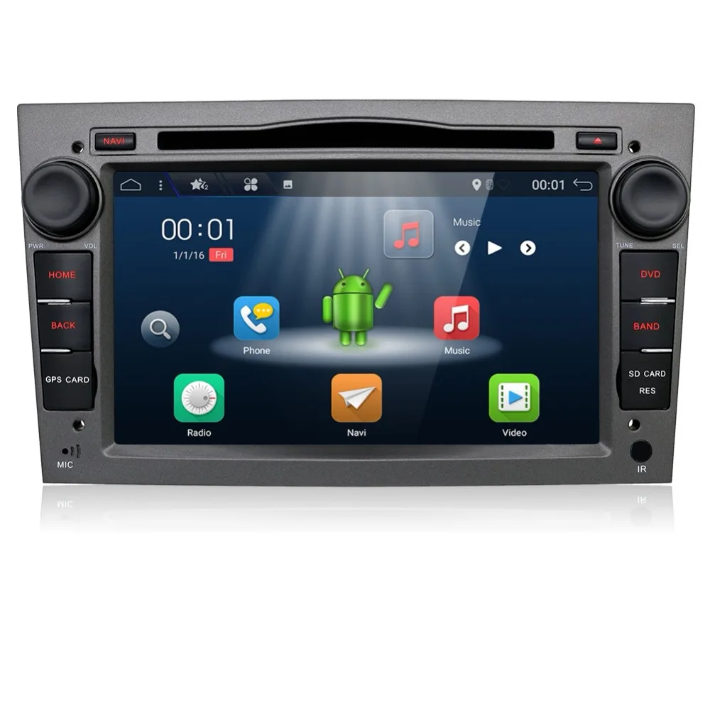 1024*600 четырехъядерный Android 7 1 автомобильный dvd-плеер для Vauxhall Opel Astra H G Vectra Antara Zafira DTV