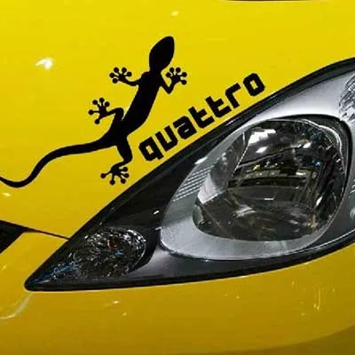 Стикер для автомобиля Gecko quattro Стайлинг наклейка ноутбука мотоцикла скейтборда
