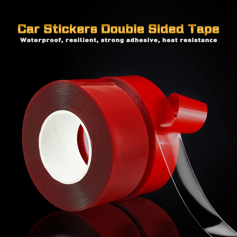 Универсальный автомобильный наклейки Двусторонняя лента прозрачный клей для BMW