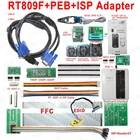 Программатор RT809F ISP с 100% платой ISP ЖК-программатор + SOP8 IC тестовый зажим PEB-1 в адаптер TSSOP8 EDID считывающая линия