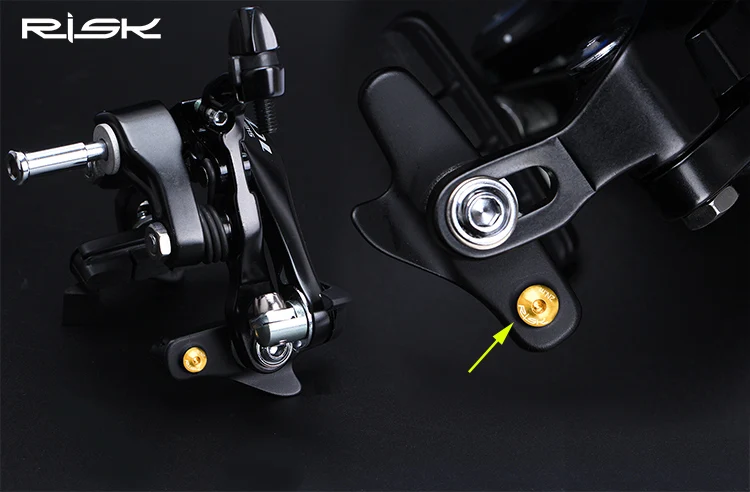 Титановые дорожные велосипедные тормозные колодки болты для shimano 105/ULTEGRA 6800/Тормозные колодки Dura Ace и SRAM Force22 велосипед V-brake 4 шт/
