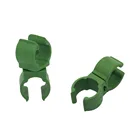 Пластиковый крепеж для поддержки растений, столбы для сада, фиксированный зажим, регулируемый, вращающийся на 360 градусов, коннектор, зажим, 10 шт.