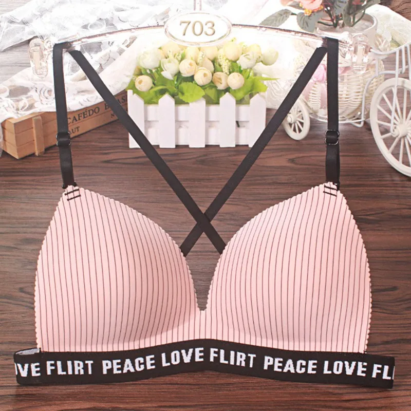 Бюстгальтер для активного отдыха пуш ап бюстгальтер с треугольной пулей