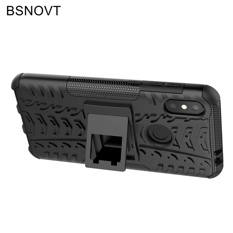 BSNOVT For Motorola Moto One Power Case Cover Soft TPU Holder Stand Phone Cases P30 Note Fundas 6.2&quot |