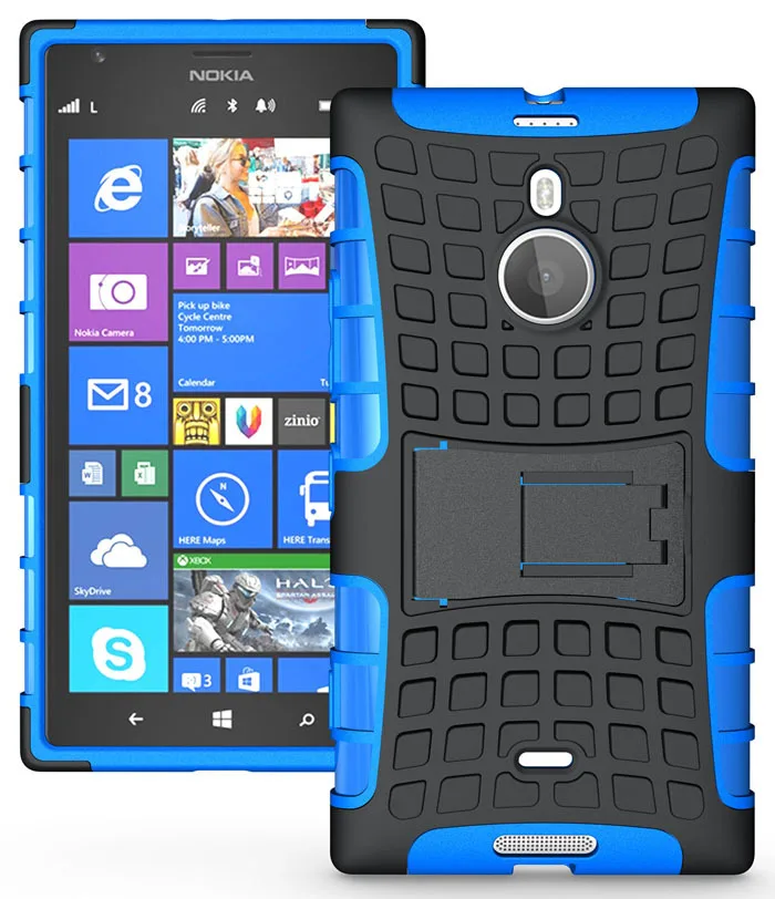 for Nokia Lumia 1520 case stand view holder dual cover shock protection armor flexible grip |