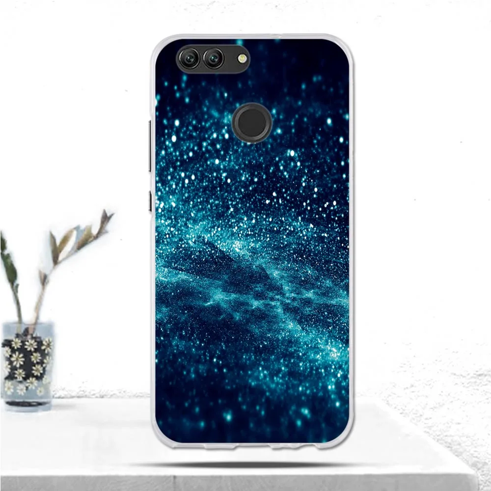 Чехол для Huawei Nova 2 силиконовый мягкий прозрачный чехол из тпу с мультяшным
