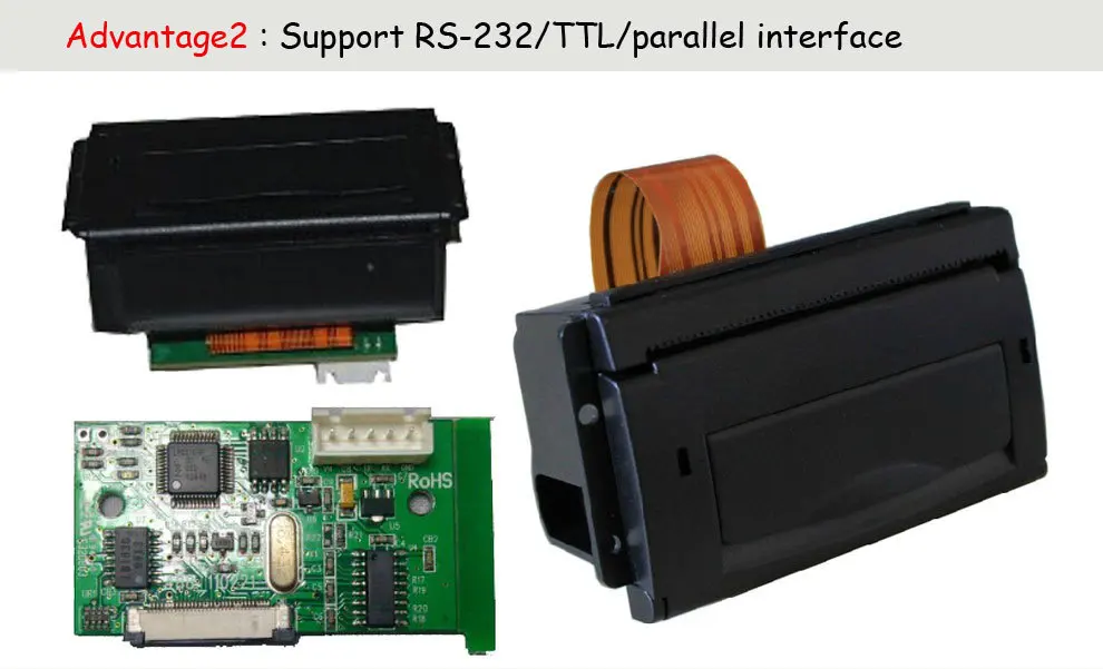 58 мм минипринтер UART Термальность pos получения Билл Micro Панель принтер withttl Порты и разъёмы и несколько языков для такси печати