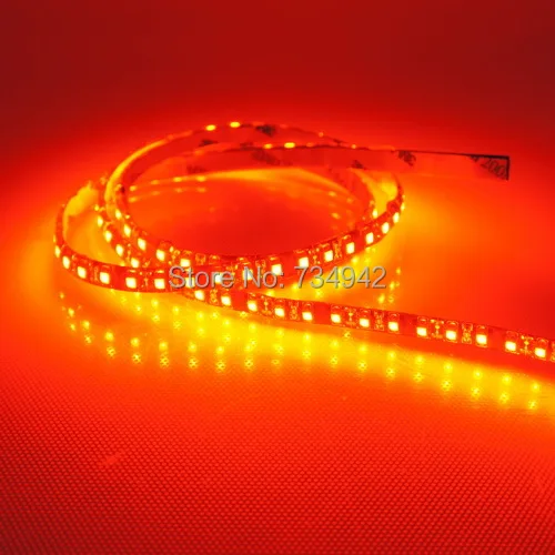 Waterproof-IP65 5 метров DC 12 V SMD3528 гибкий светодиодный полосы 600 s 8 мм PCB черный фон белый