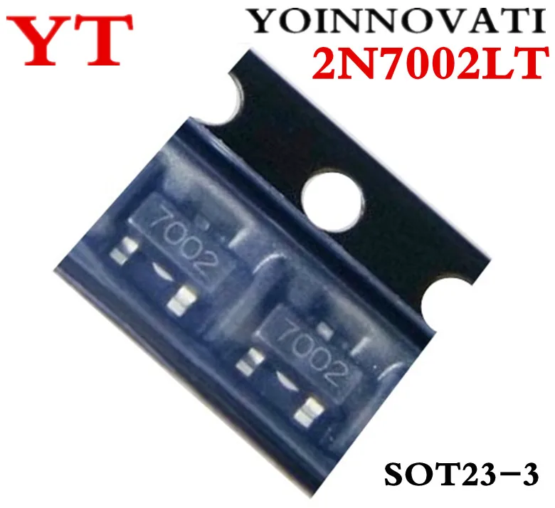 

100pcs/lot 2N7002LT 2N7002 7002 N-Channel MOSFET N-CH SOT23 Best quality.