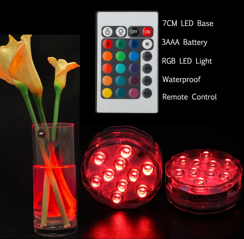 2017 Новый продукт 1 шт. подводная свеча цветочный чайный свет мигающая